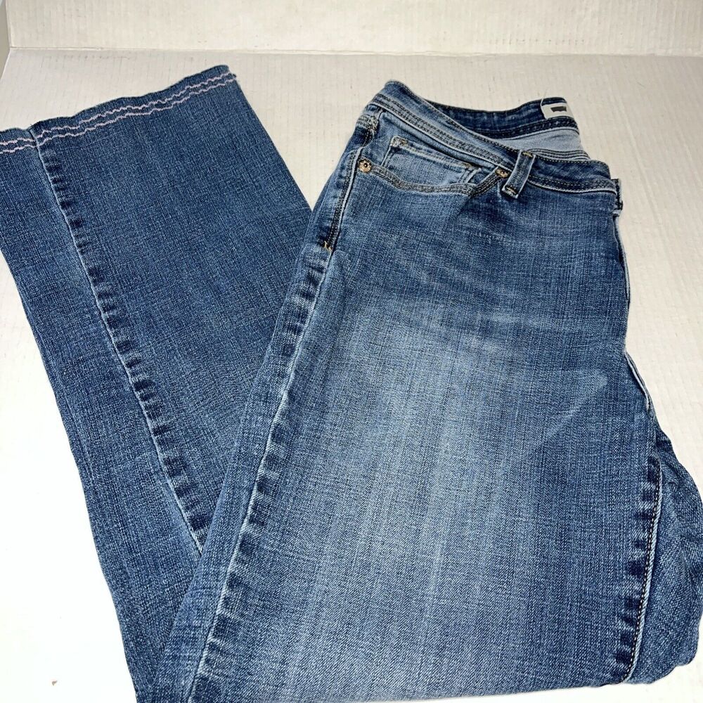 Levi's Women's 529 Curvy Bootcut Raw Hem Jeans Size 14